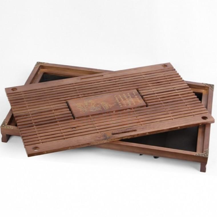 다도 차판 53.5x33cm 브라운 찻잔받침대 다도구