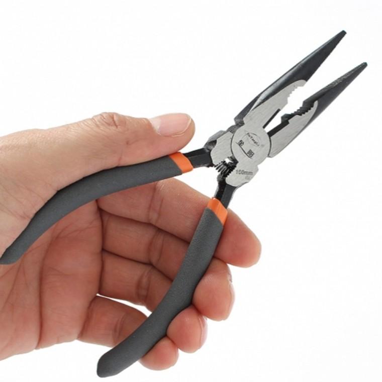 롱노우즈 플라이어 16cm 철사 미끄럼방지