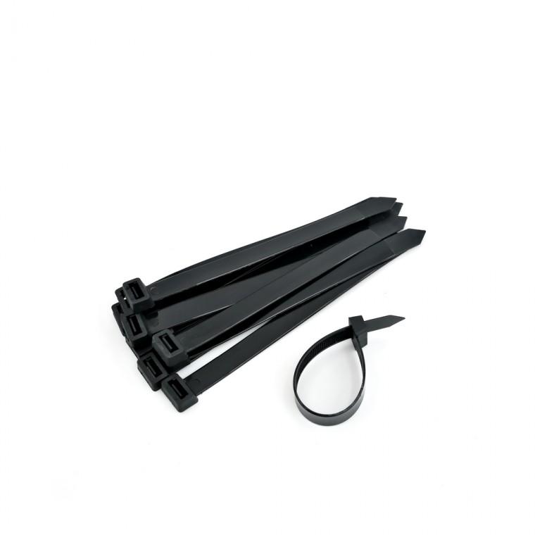 킴스팜팜 케이블타이 블랙 15x200mm 벌크 10개 전선 배선정리 케이블밴드 타이밴드