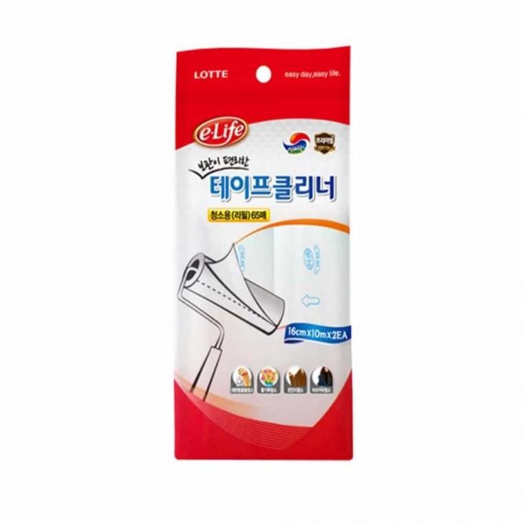 테이프크리너 청소용 리필 65매 2개입 머리카락제거 머리카락청소기 애견털청소기