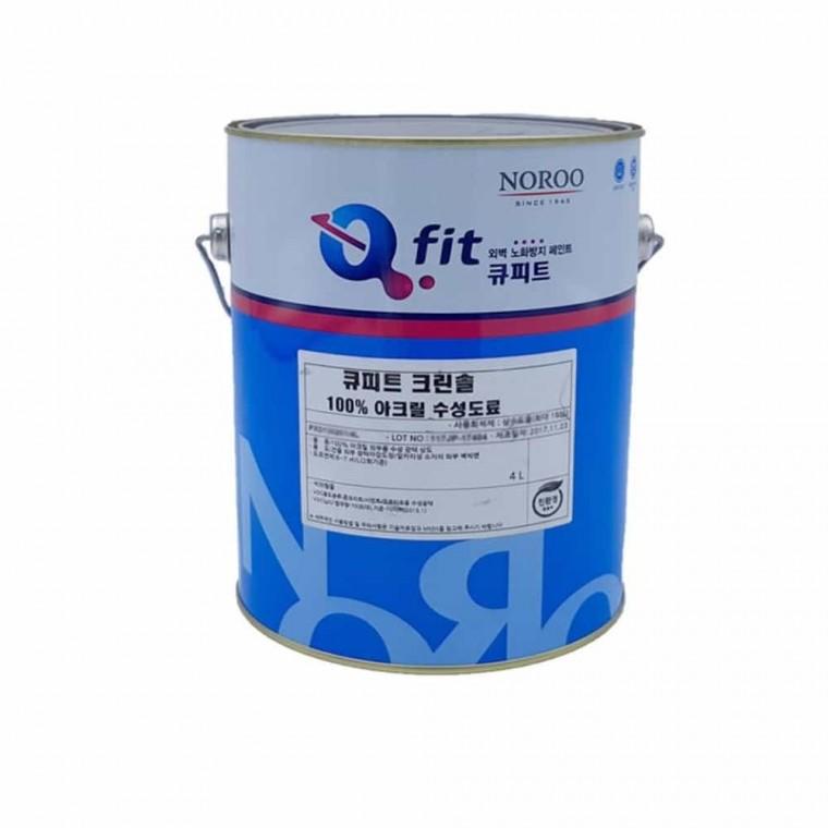외부 수성 유광 4L 아이보리 외벽도색 시멘트벽페인트 외부용페인트