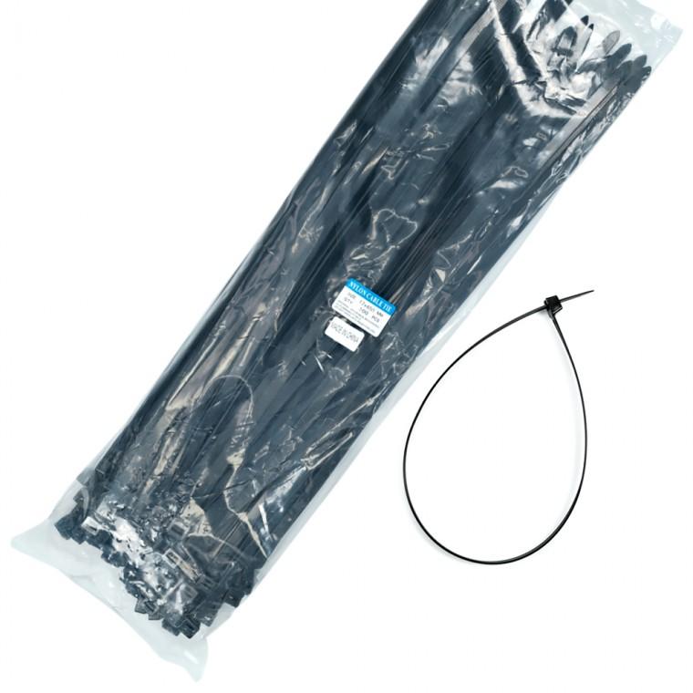 킴스팜팜 케이블타이 블랙 12x650mm 약100개입 전선 배선정리 케이블밴드 타이밴드