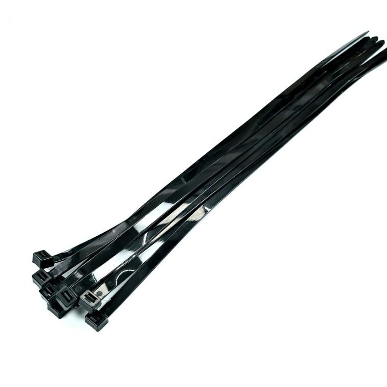킴스팜팜 케이블타이 블랙 12x650mm 벌크 10개 전선 배선정리 케이블밴드 타이밴드