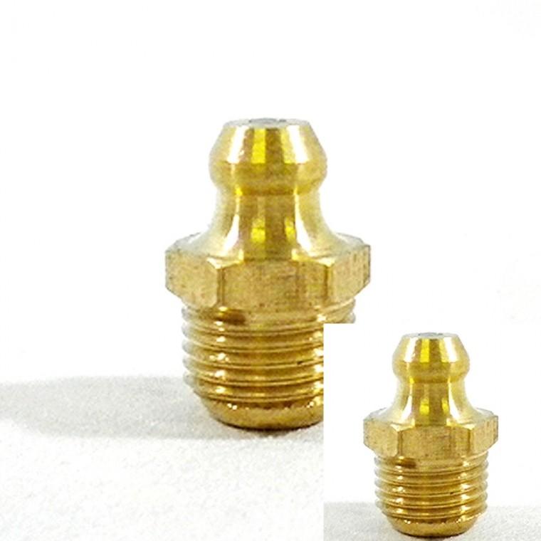 신주그리스니플(ㅡ자) M8x1.25P / 1EA 황동니플 닛플 닛뿔
