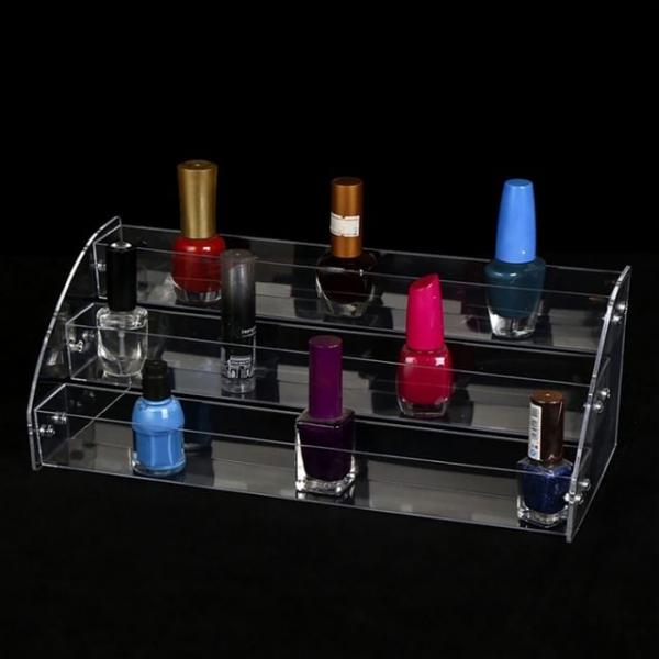 계단식정리대 네일정리대 스탈리나 아크릴 3단 매니큐어 진열대