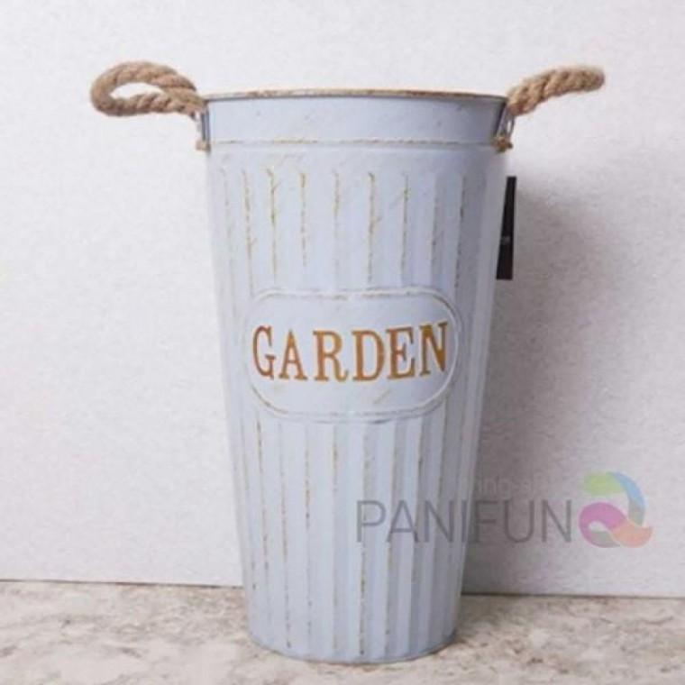 35cm 철제화분 가든소품 테라스화분 철재화분 거실화분 철화분