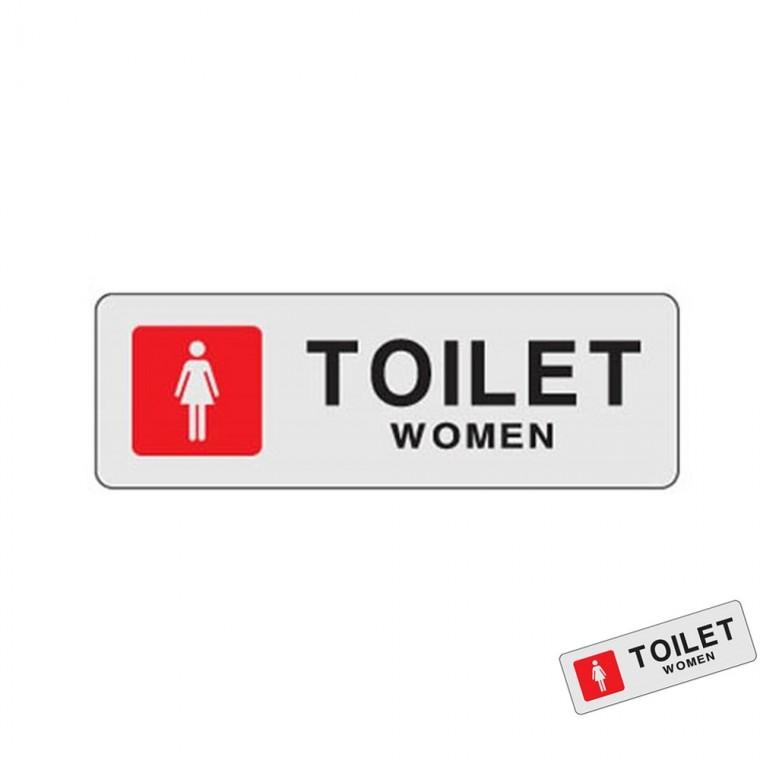 TOILET WOMEN 화장실간판 화장실푯말 화장실팻말