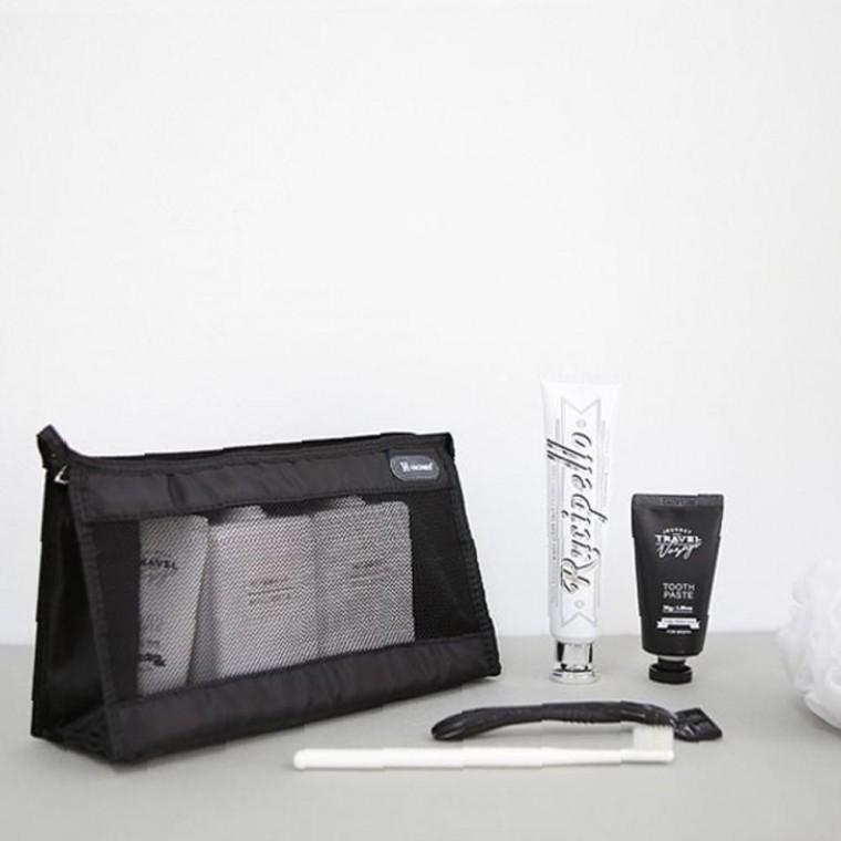 트래블용 소프트 세면도구 매쉬 파우치 COOLMAN BAG
