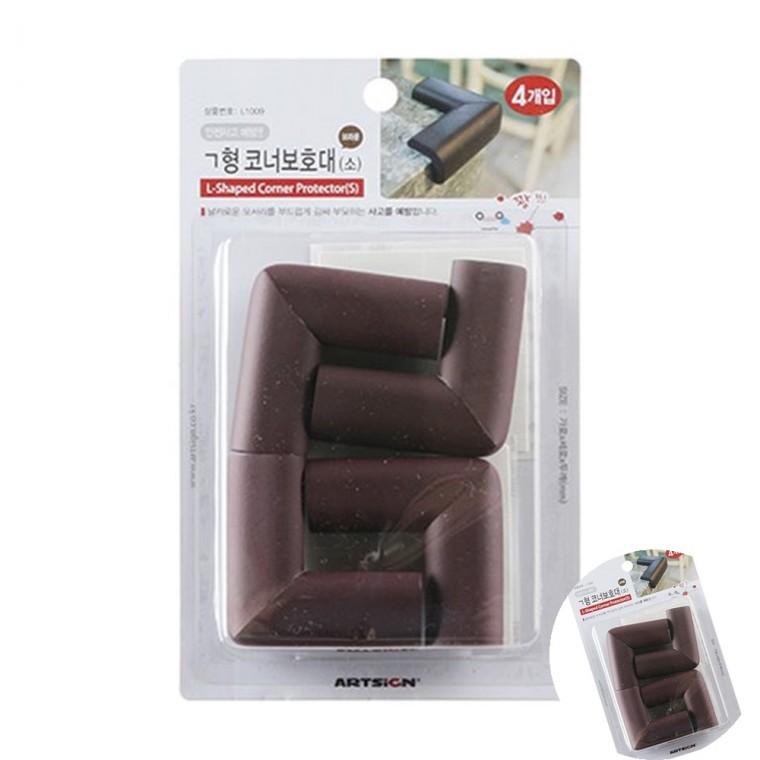 코너보호대 브라운 소 침대모서리보호대 책상모서리쿠션 모서리쿠션바