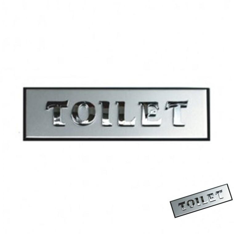 TOILET 이니셜 화장실문패 공중화장실표시 토일렛문패