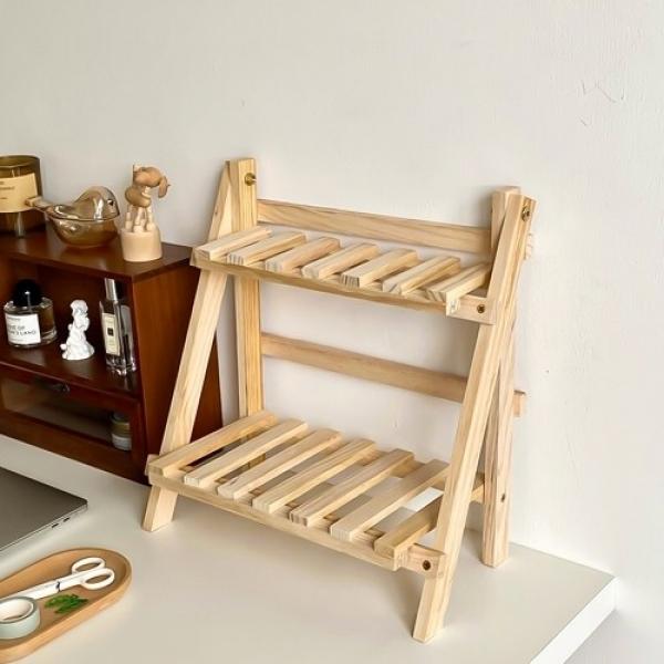 살림살림 DIY 조립식 미니 다용도 진열대 화분 소품 정리선반