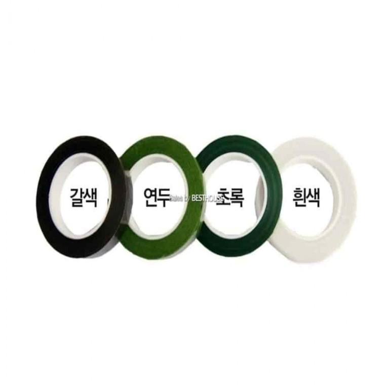 꽃부자재 공예용철사 원예용테이프 꽃테이프 1.2cmx27m
