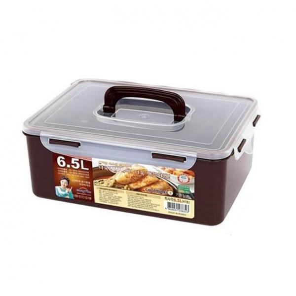 쿨맥시 밀폐용기 김치통 정리 반찬통 사각 47호 6.5L