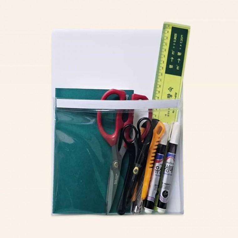 냉장고 수납함 24x30cm 현관문자석수납 벽걸이수납포켓 자석포켓