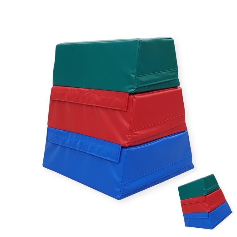 뜀틀(소) 60 x 50 x 60cm 체육교구 유아체육도구 대근육활동