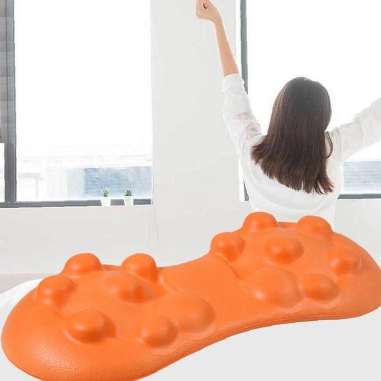 허리 마사지 간편 베개 지압점 스트레칭 허리베개