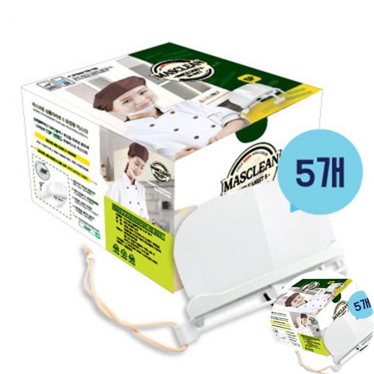 5개 세트 투명위생마스크 플라스틱마스크 투명입가리개 요리마스크