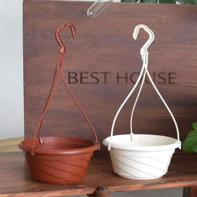 가드닝화분 행잉화분 행잉플랜트화분 플라스틱화분 행잉 17x10