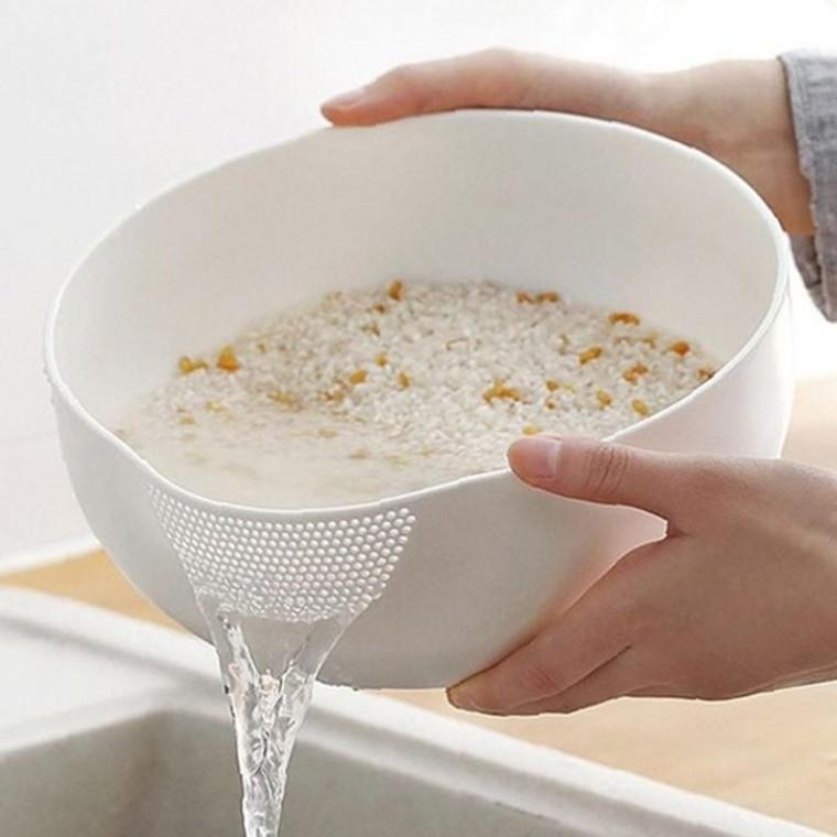쌀 과일 밀착감 야채 세척 채반 샐러드 멀티용 믹싱볼