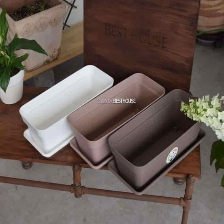 고급화분 이탈리아토분 화분인테리어 텃밭화분 초화박스 39x17x14