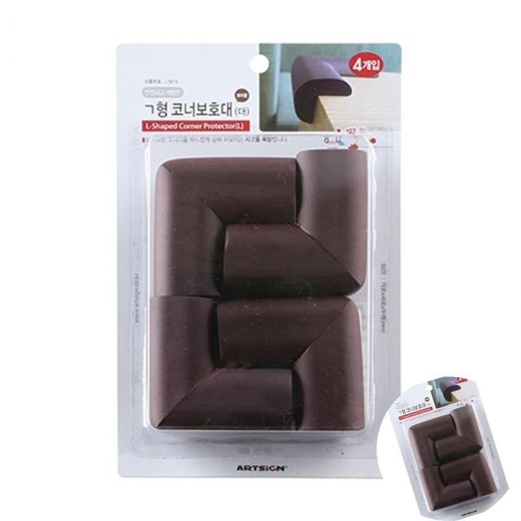 코너보호대 브라운 대 모서리쿠션 모서리방지 가구모서리