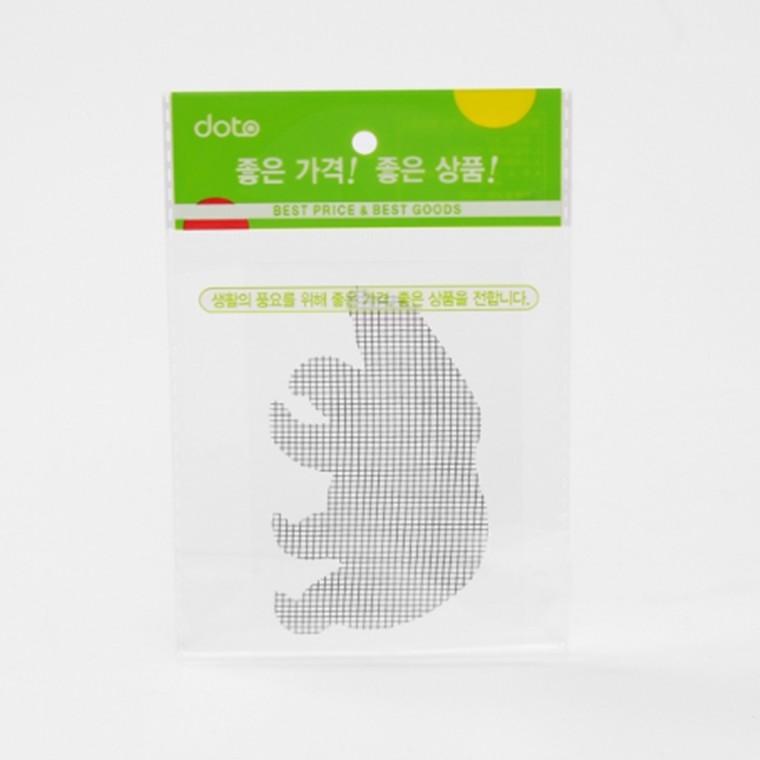셀프 방충망 보수 스티커 곰 샤시물구멍막이 미세방충망보수