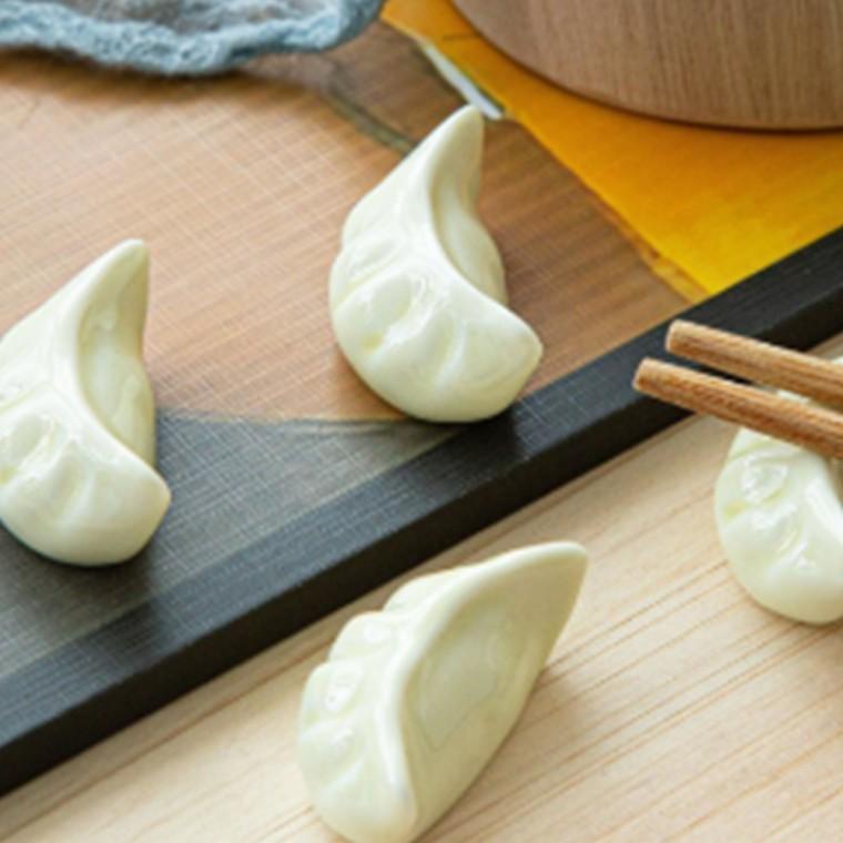 만두모양 젓가락 받침대 데코레이션소품 식탁플레이팅