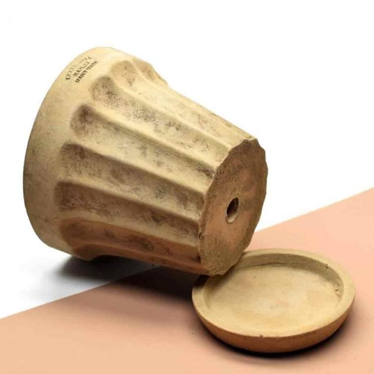 빈티지화분 화분토분 점토화분 토분 2p 주름 13x14 20x18