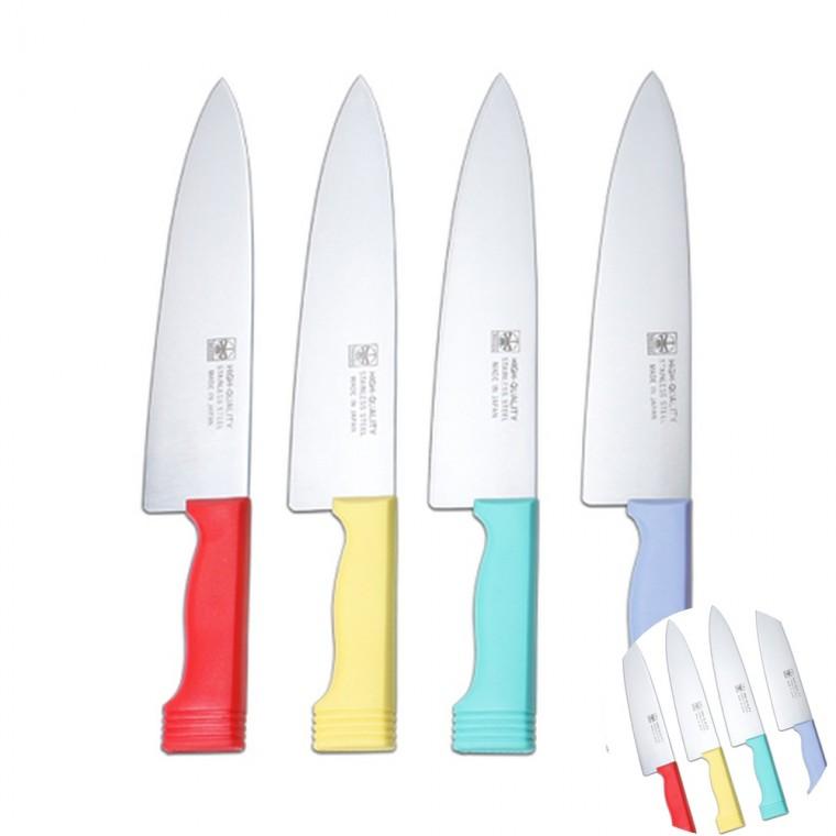 칼라식도 230mm 4색상 1세트 쉐프나이프 한식칼 셰프나이프