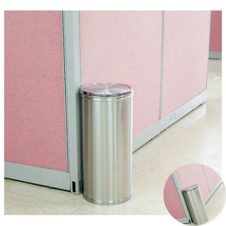 스텐 휴지통 20L 230 x 530 업소용휴지통 대형쓰레기통 업소용쓰레기통