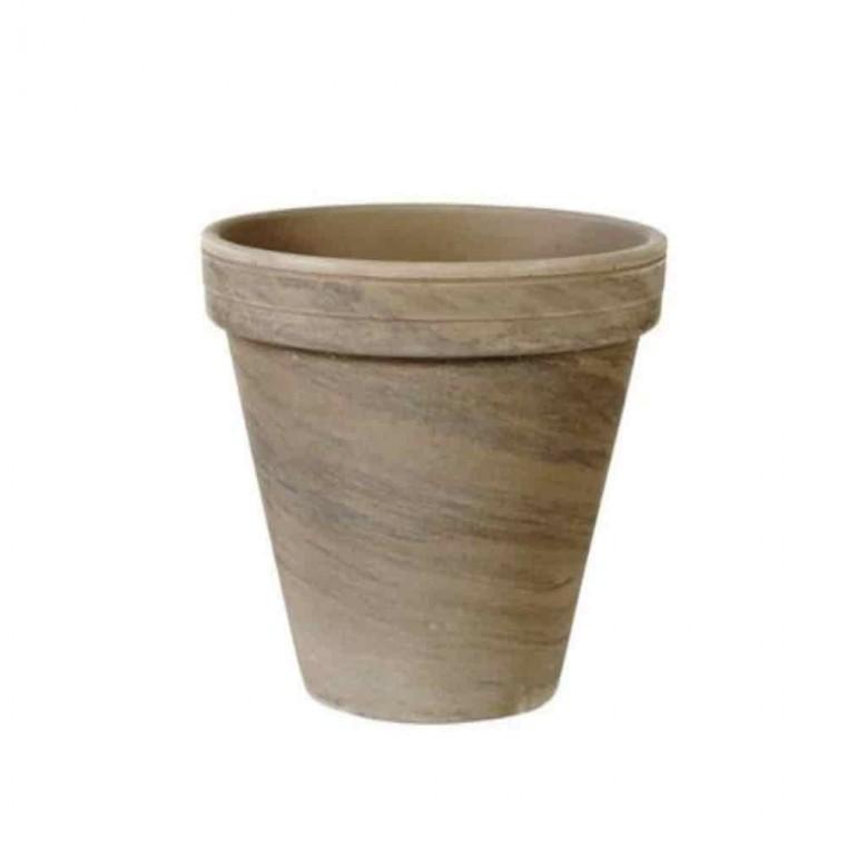 원형화분 조경화분 거실화분 독일 토분 18x15 바솔트