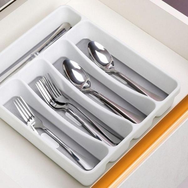 서랍용 수저 분리함 주방 용품 정리함 싱크대 수저통 꽂이 북유럽 물빠짐 수저함 식기