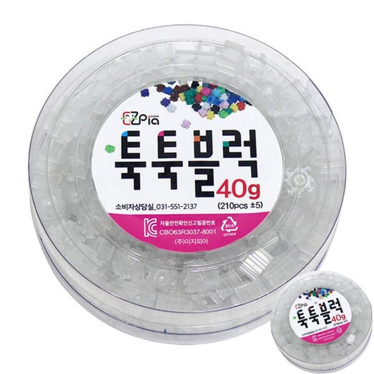 블럭 리필 40g 투명 블록놀이 조립완구 조립장난감