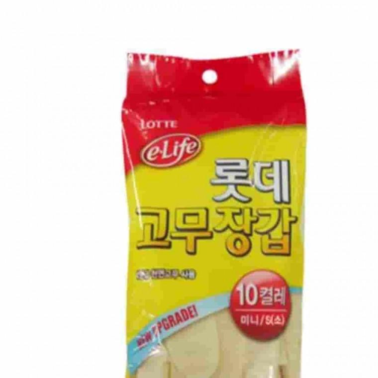 고무장갑 미니 소 10켤레 아이보리 주방장갑 세차고무장갑 농사장갑 청소장갑