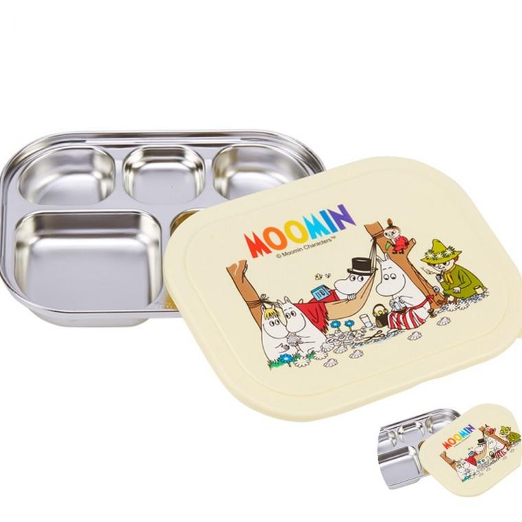 도시락 밀폐형 아이보리 뚜껑식판 도시락급식판 밀폐식판도시락