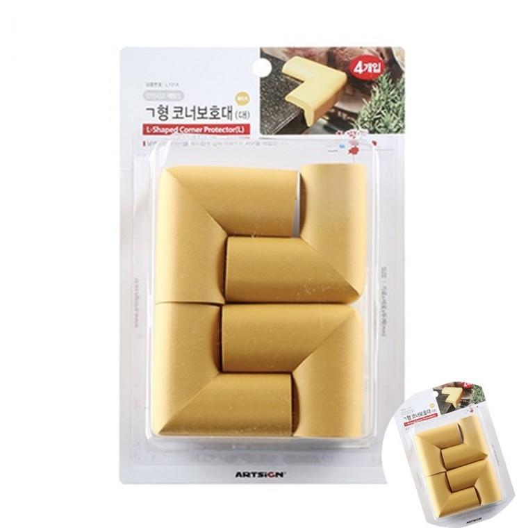 코너보호대 베이지 대 가구모서리쿠션 모서리몰딩 침대모서리보호대