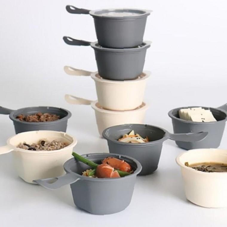 시그니쳐 손잡이 맞춤감 전자레인지 쿡앤밥 275ml 10개 세트
