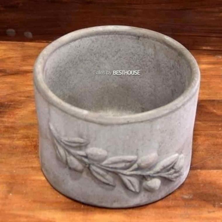 실내인테리어화분 축하화분 거실화분 이태리 수제 토분 원통 16x12