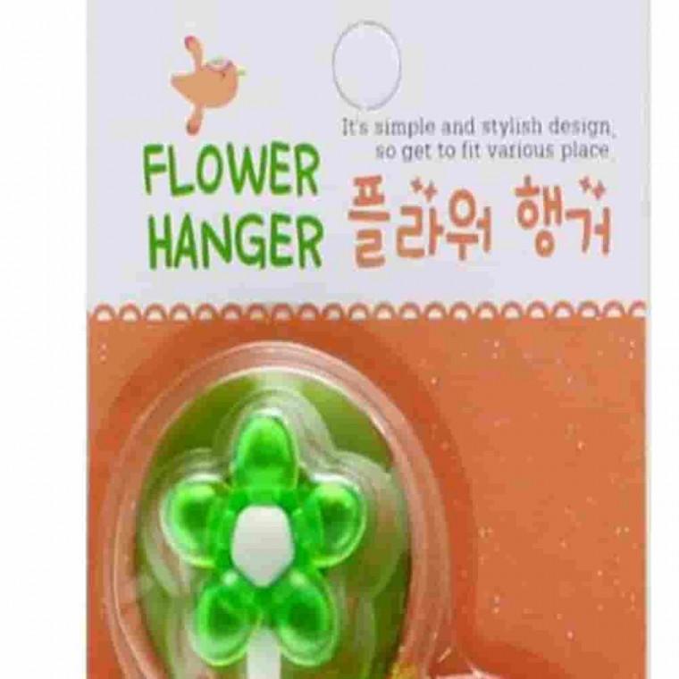 플라워 흡착행거 수세미고리 흡착식고리 흡착식행거 주방조리도구걸이