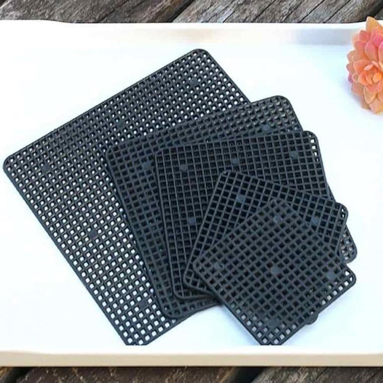원형화분망 화분깔망 화분받침대 분갈이 망 정사각 5.5cm