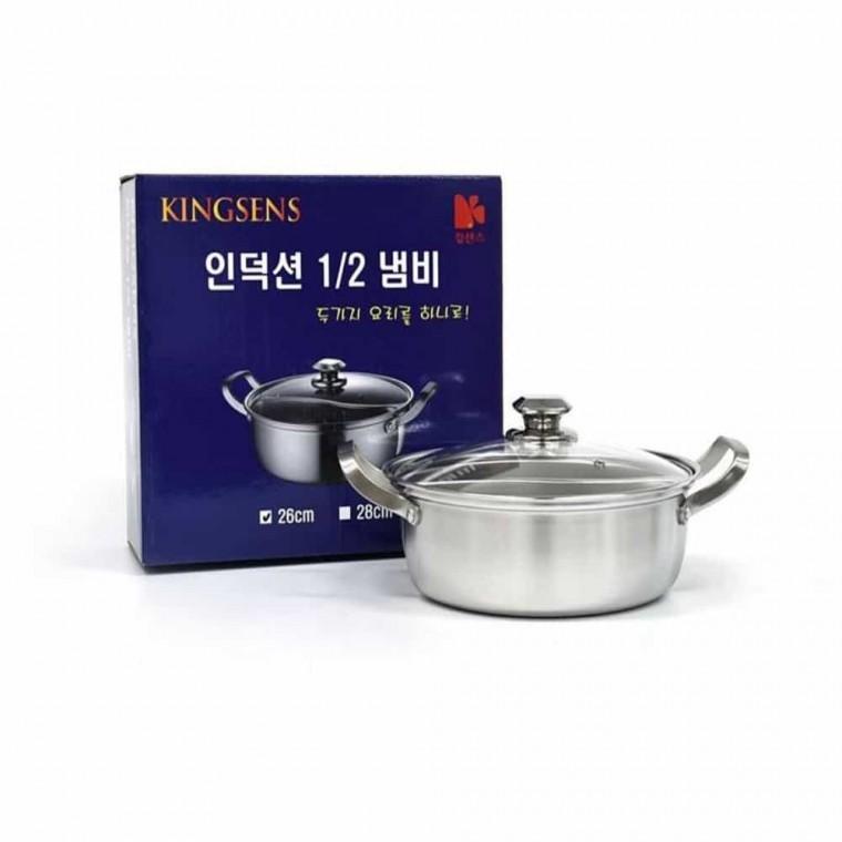 샤브샤브 반반냄비 26cm 스텐반반냄비 칸막이냄비 나눔냄비