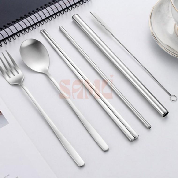휴대용 수저 그레이 수저보관함 휴대용수저통