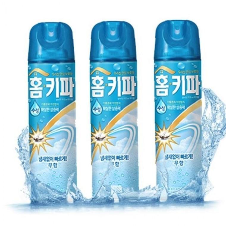홈키파 심플 수성 무향 모기에어졸 3개