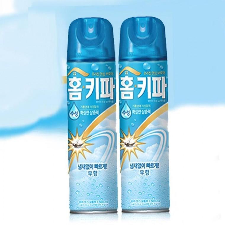 홈키파 튼튼한 기름냄새제거 모기향 무향 모기에어졸 2