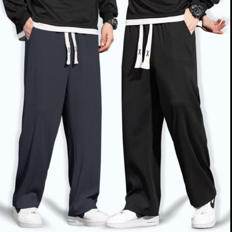아이스 바지 여름 밴딩 남성 일자 실크 출근룩