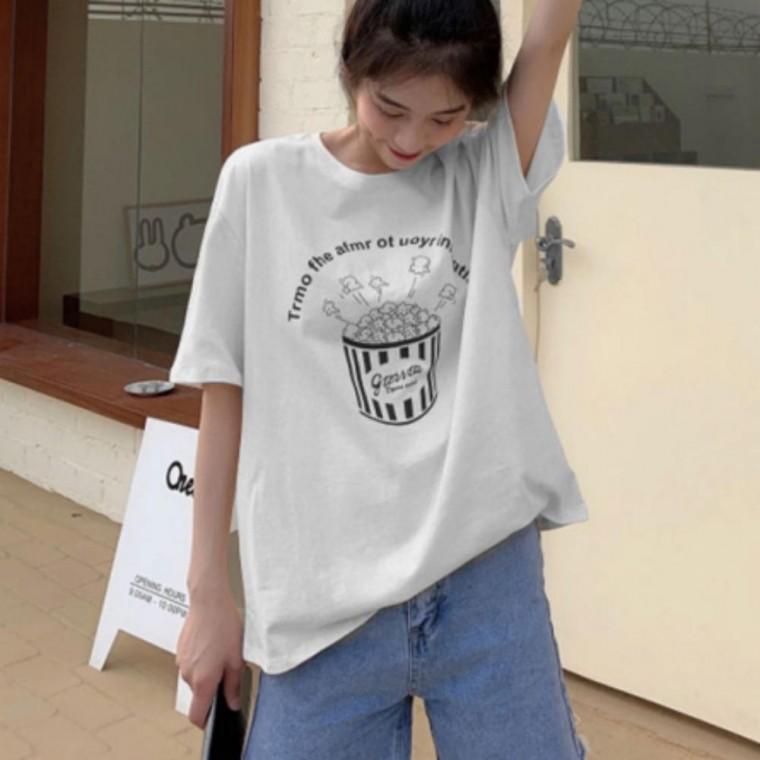 티셔츠 박스티 오버핏 반팔 여성 여름 데일리