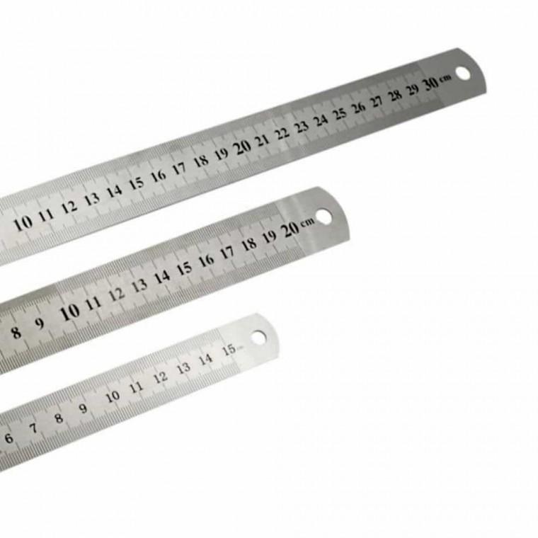 스틸자 15cm 눈금자 공구자