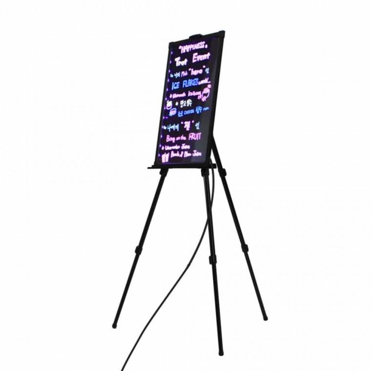 LED 네온보드 이젤 세트 40x60cm 칠판배너 LED메뉴판 네온간판