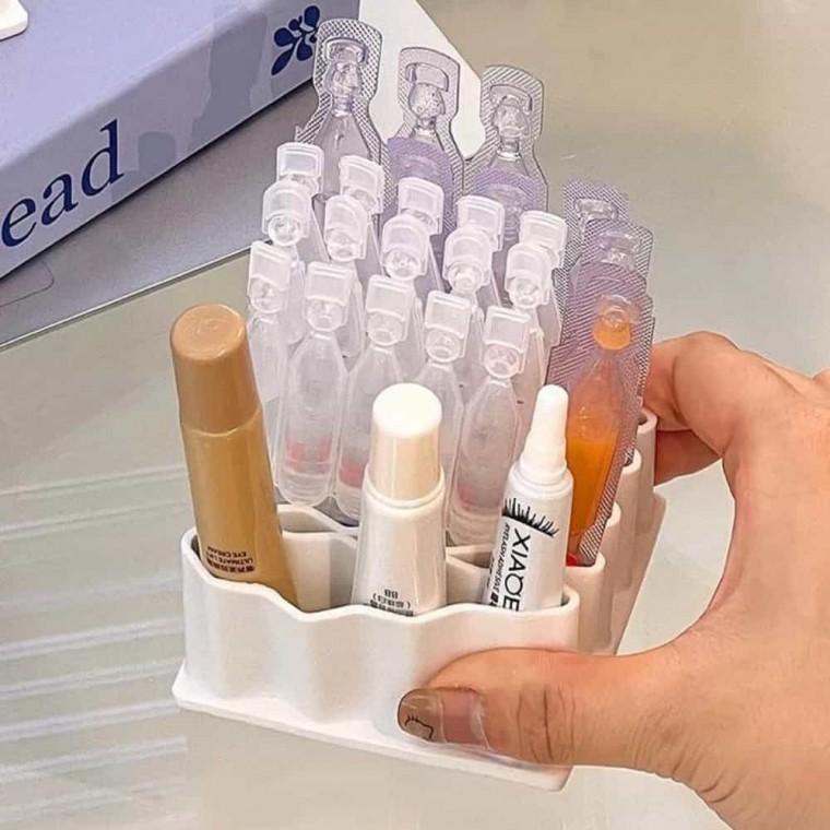 연필꽂이 수납정리함 약꽂이 물감정리대
