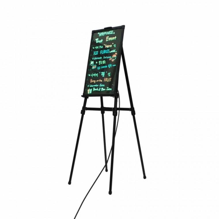 LED 네온보드 이젤 세트 40x60cm 네온입간판 카페칠판 광고입간판